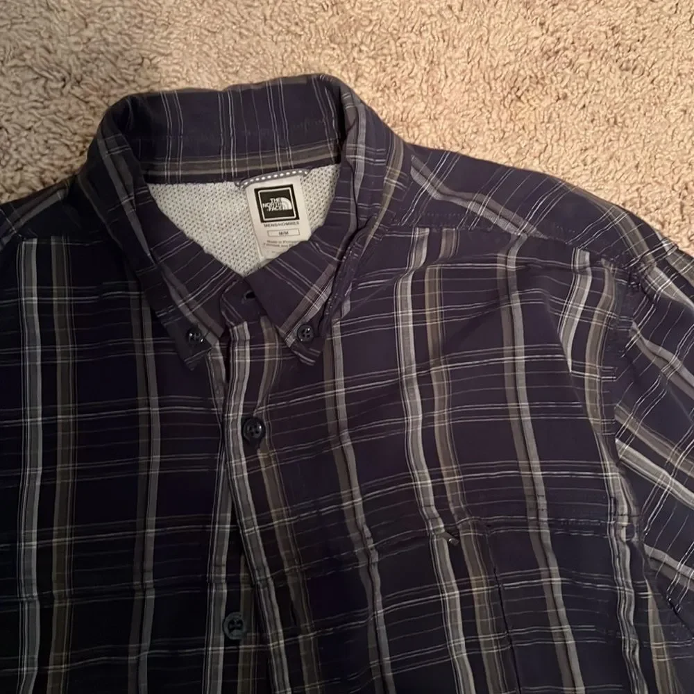 The north face plaid button down